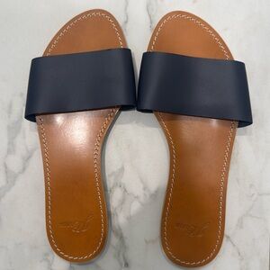 J. Crew navy blue sandal - women’s size 7